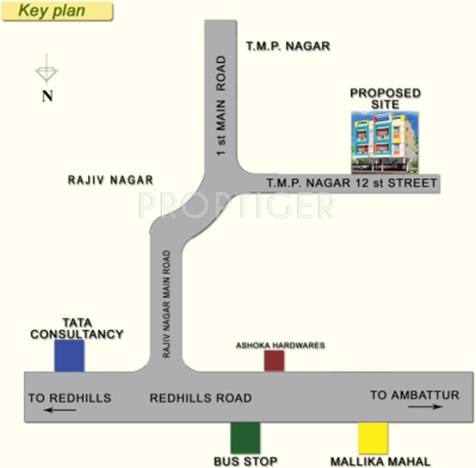 Grace Builders Grande Location Plan