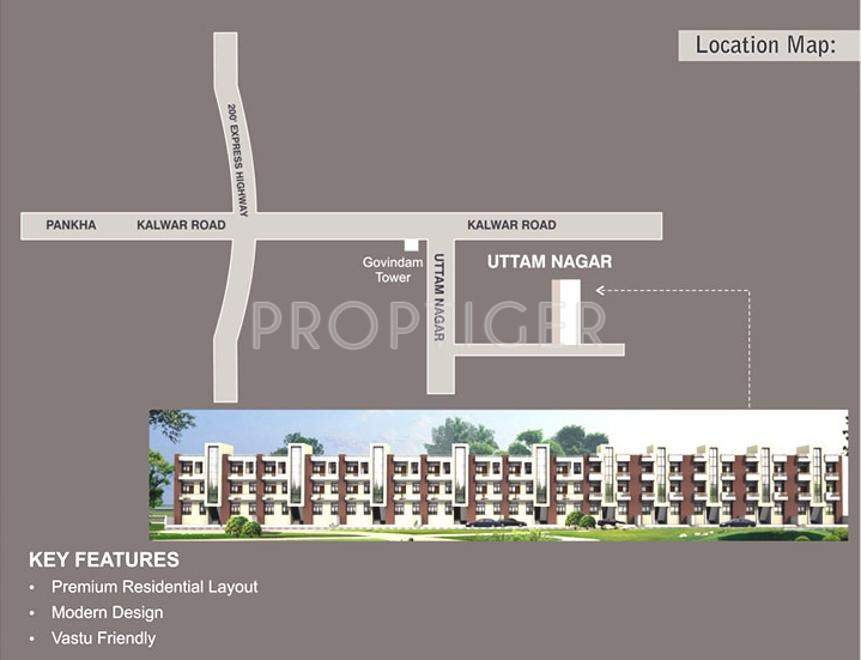  jyoti enclave Location Plan