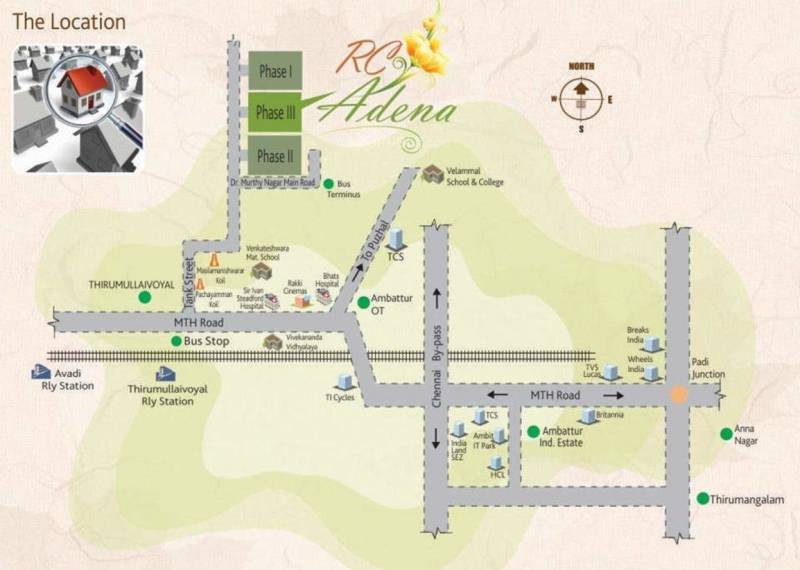 Images for Location Plan of Rajarathnam RC Adena