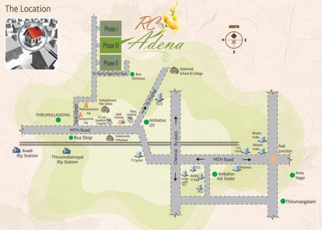 Images for Location Plan of Rajarathnam RC Adena