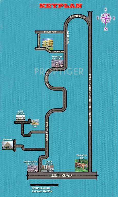 Devanayaki construction Anjalai Enclave Location Plan