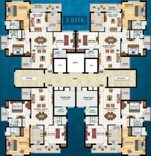 Images for Cluster Plan of Hindustan Presidency Estate