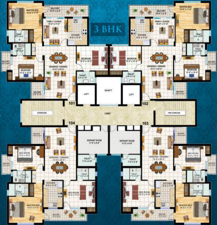 Images for Cluster Plan of Hindustan Presidency Estate