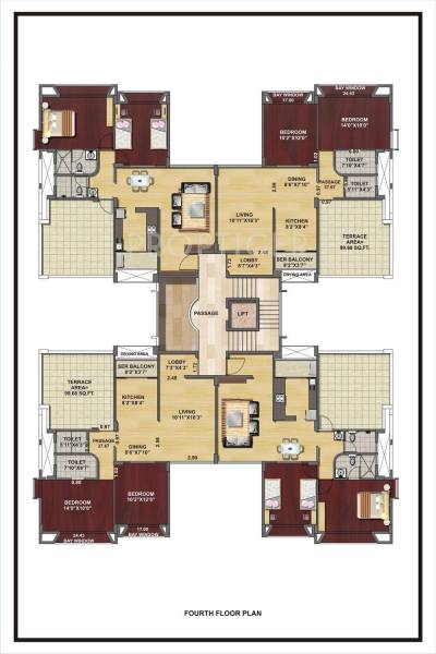 Images for Cluster Plan of VSD Brick woods Images for Cluster Plan of VSD Brick woods