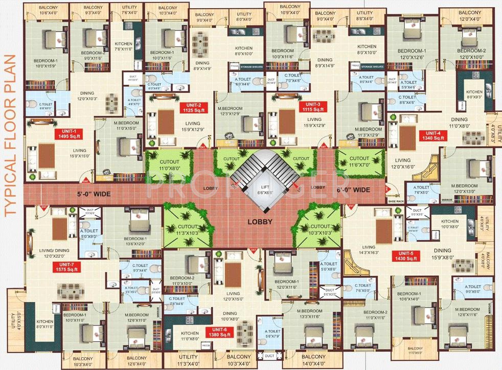 Images for Cluster Plan of Panchmukhi Infrastructure Pride