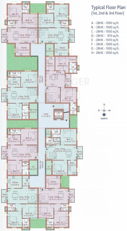 Images for Cluster Plan of Rajarathnam RC Riviera