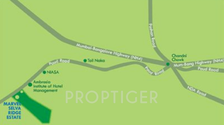 Images for Location Plan of Marvel Selva Ridge Estate Villa