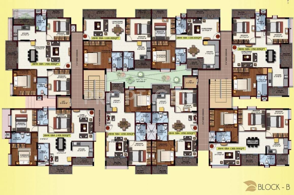  oak dale Block A Cluster Plan