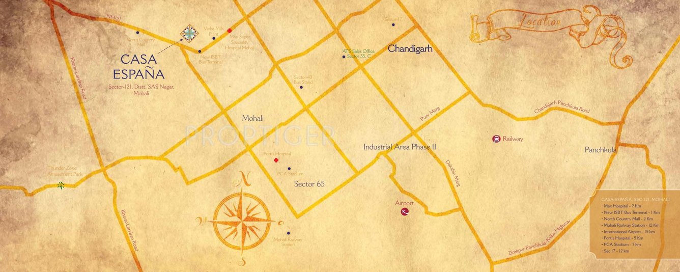 Images for Location Plan of ATS Casa Espana Apartment