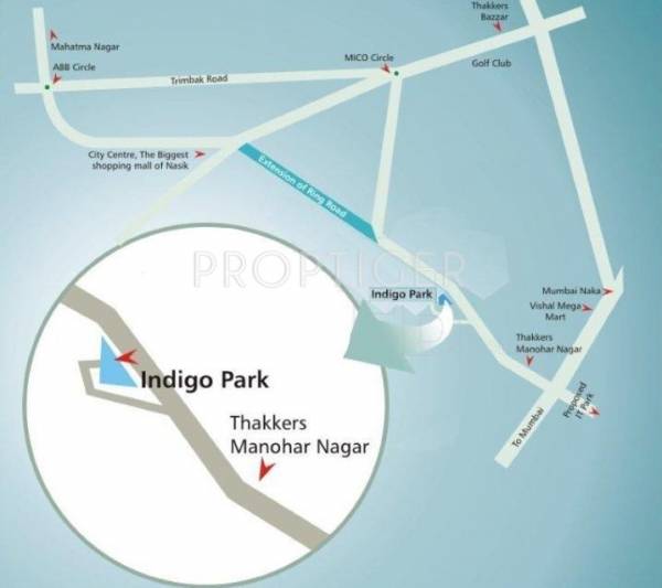 Images for Location Plan of Thakkers Indigo Park Images for Location Plan of Thakkers Indigo Park