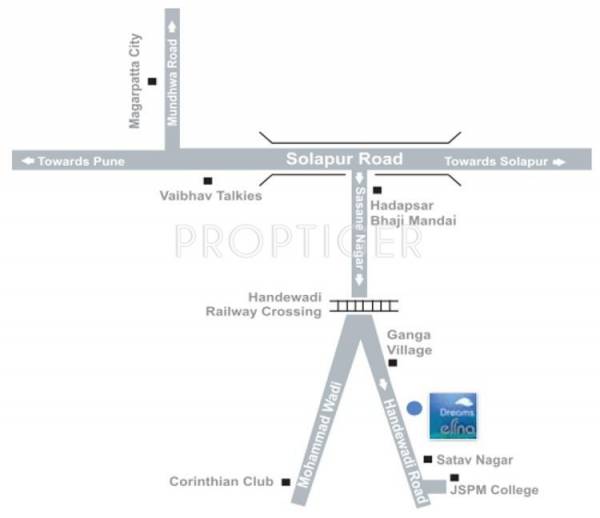 Images for Location Plan of Dreams Corporation Elina Villa