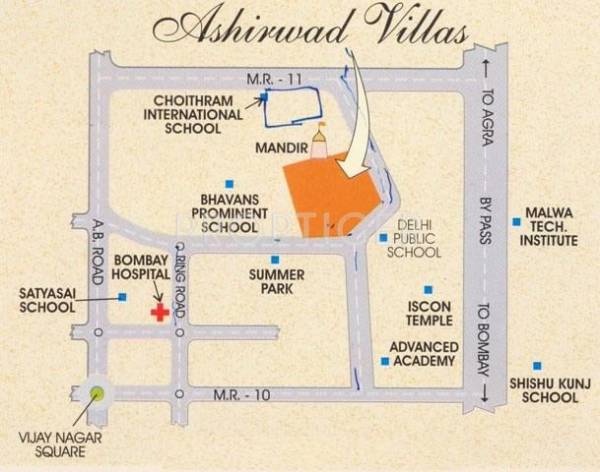 Images for Location Plan of Sunil Ashirwad Villas Images for Location Plan of Sunil Ashirwad Villas