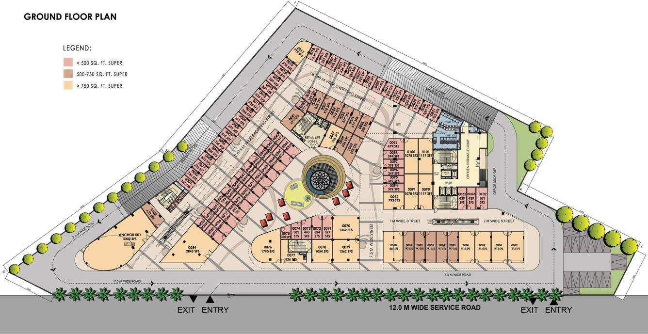  tristaar Images for Cluster Plan of Spaze Tristaar