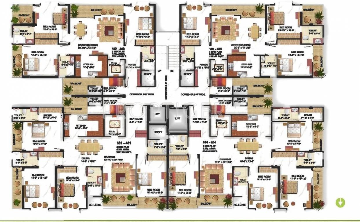 Images for Cluster Plan of Trimurty Hari Niwas