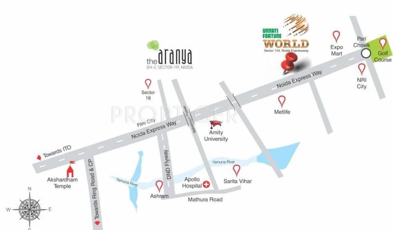 Images for Location Plan of Unnati Fortune World Phase 2