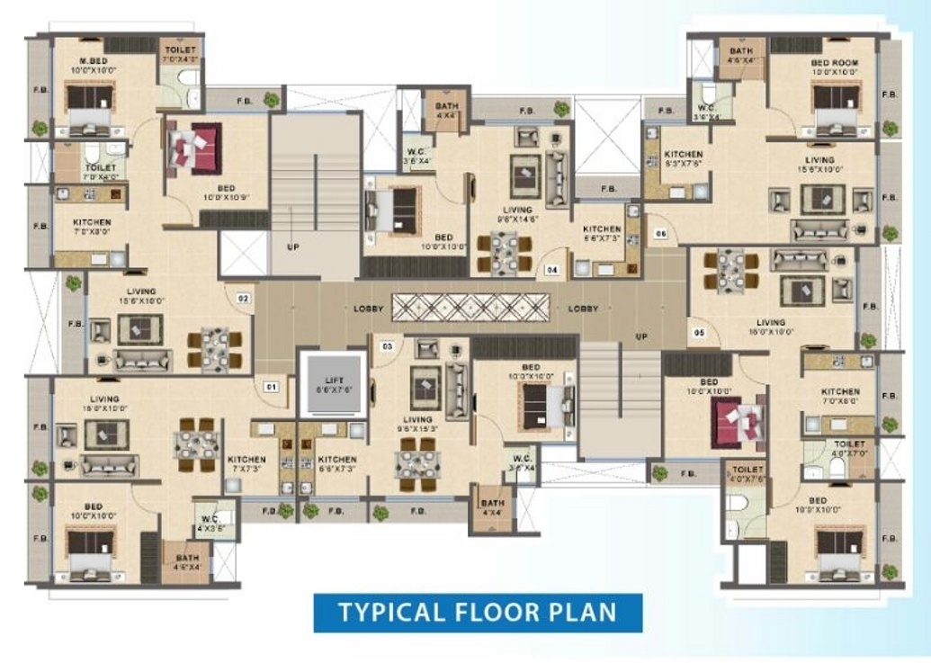 Images for Cluster Plan of Om Sai Builders And Developers Aashirwad Homes