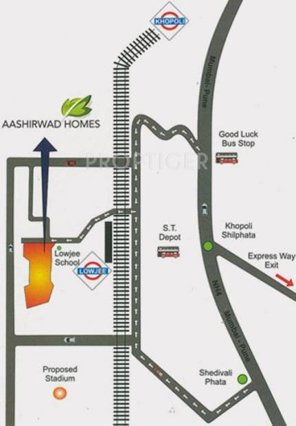 Images for Location Plan of Om Sai Builders And Developers Aashirwad Homes