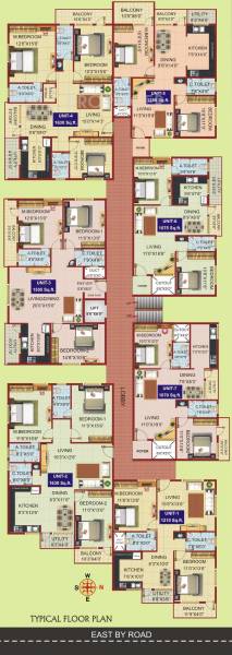 g-square-developers panchmukhi-g2-galaxy Panchmukhi G2 Galaxy Typical  Cluster Plan
