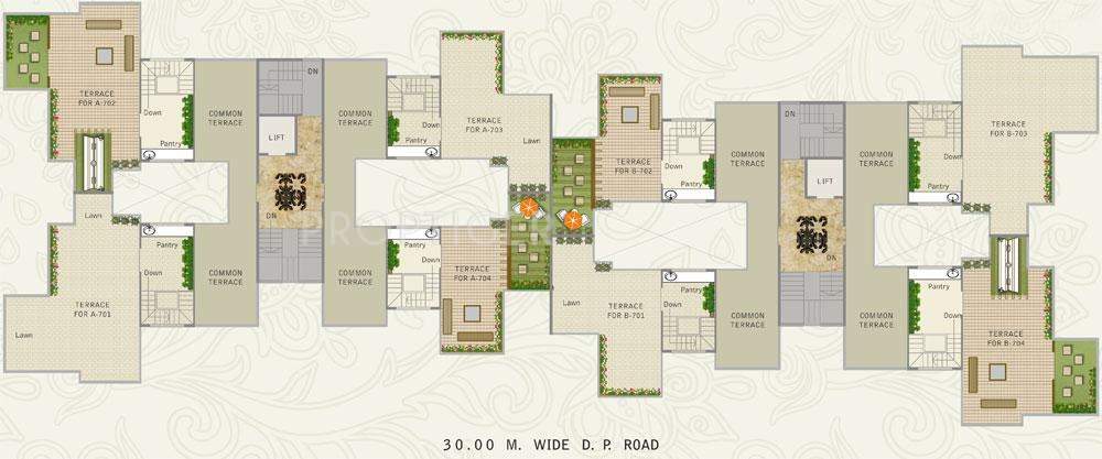 Images for Cluster Plan of Ravi Anushree Apartments