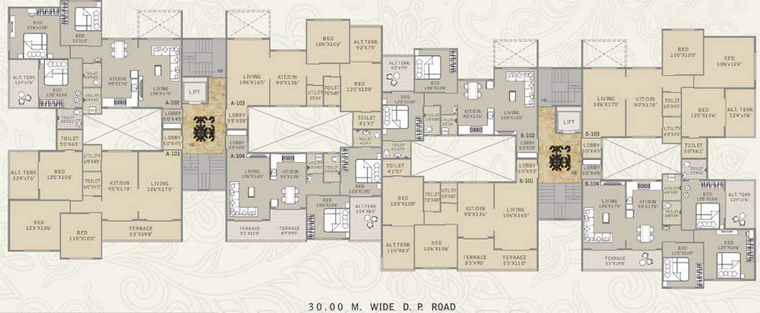 Images for Cluster Plan of Ravi Anushree Apartments