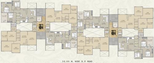 Images for Cluster Plan of Ravi Anushree Apartments
