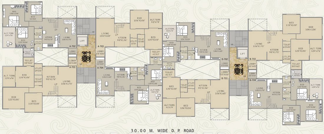 Images for Cluster Plan of Ravi Anushree Apartments