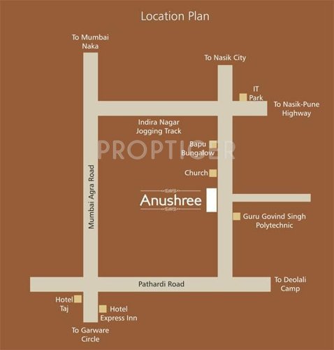 Images for Location Plan of Ravi Anushree Apartments