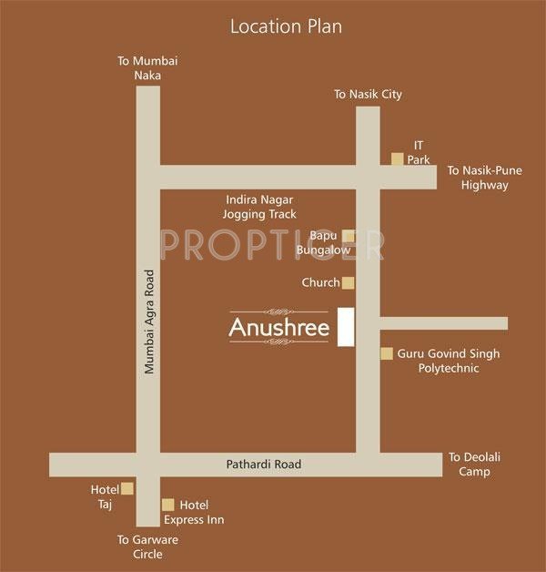 Images for Location Plan of Ravi Anushree Apartments