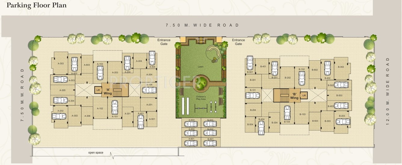 Images for Cluster Plan of Ravi Ashmika Heights