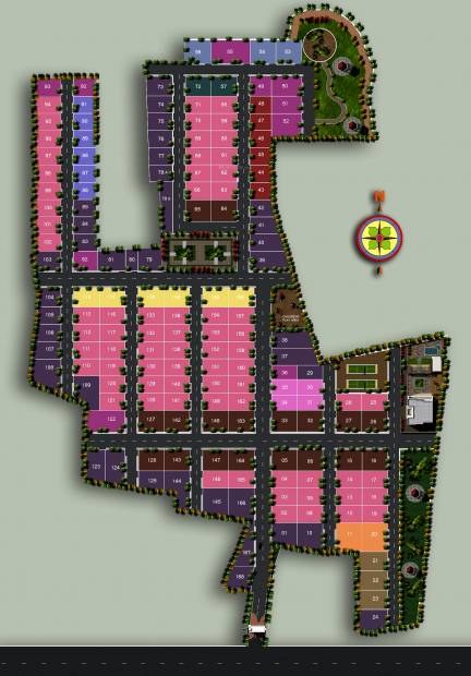 Images for Layout Plan of Vishnu Orange Meadows