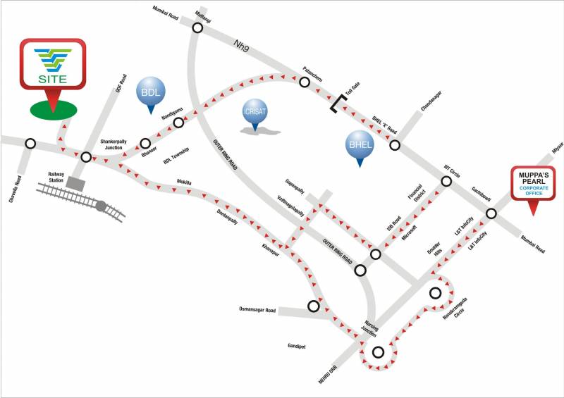 Images for Location Plan of Vishnu Orange Meadows