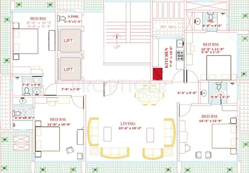 Images for Cluster Plan of AP Krsna Apartment