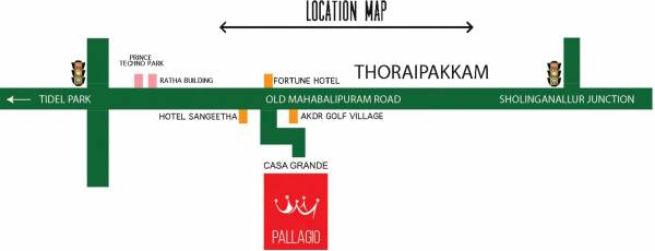 Images for Location Plan of Casagrand Pallagio Apartment