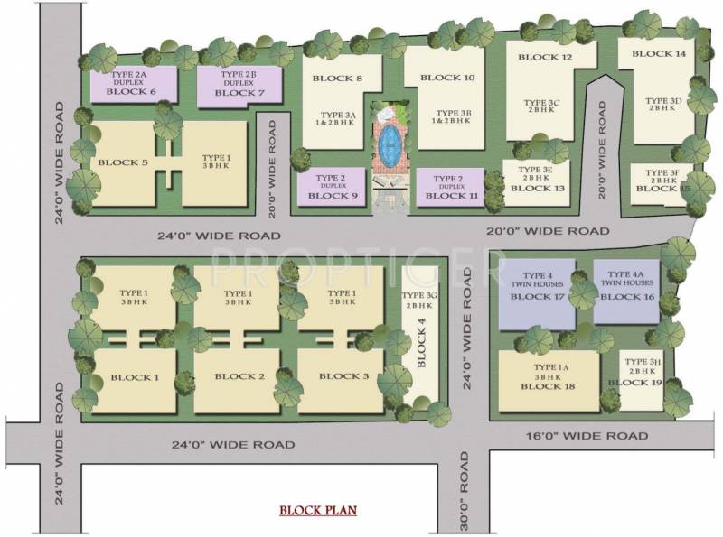 Images for Site Plan of Vijay Shanthi Silent Valley Villa