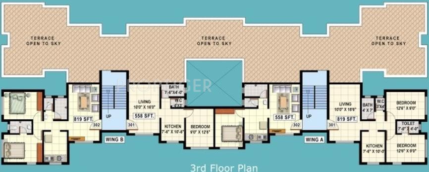  laxman complex Wing A Cluster Plan