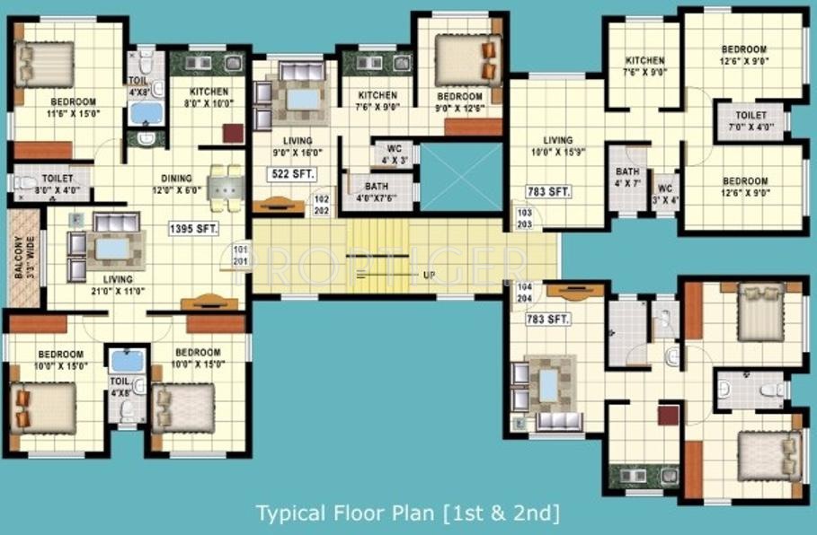  laxman complex Wing A Cluster Plan