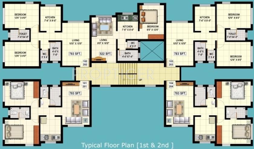  laxman complex Wing A Cluster Plan