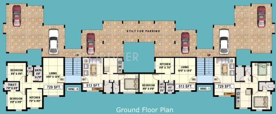  laxman complex Wing A Cluster Plan