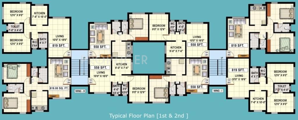  laxman complex Wing A Cluster Plan