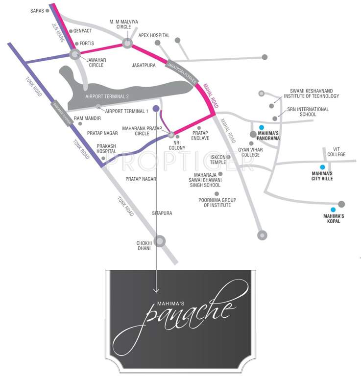 Images for Location Plan of Mahima Panache