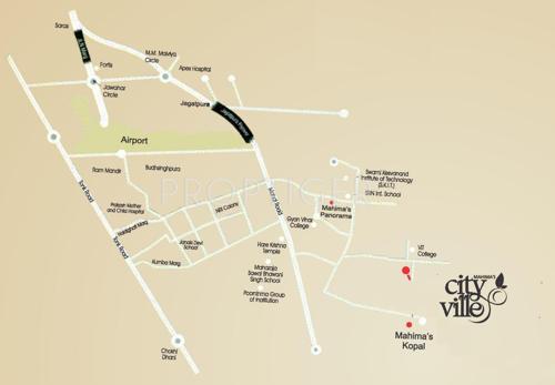  city-ville Images for Location Plan of Mahima City Ville