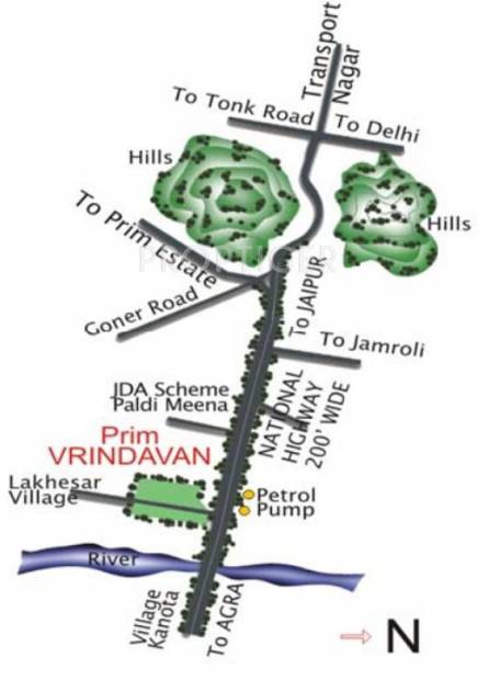 Images for Location Plan of Finetech Prim Vrindavan