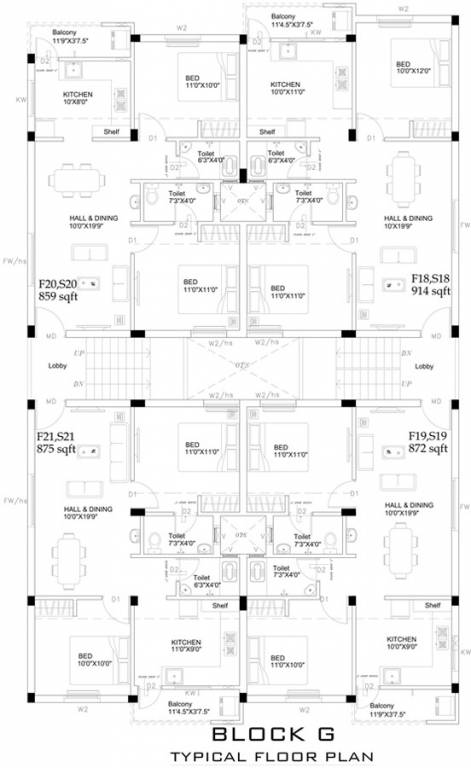  homes Images for Cluster Plan of Ruby Homes