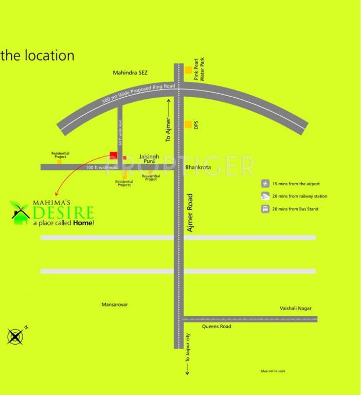 Images for Location Plan of Mahima Desire
