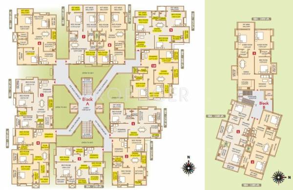Block A, B Cluster Plan elite Block A, B Cluster Plan
