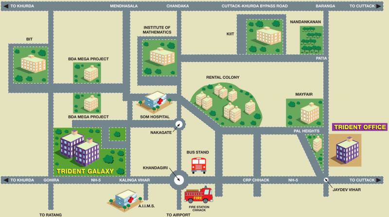  galaxy Images for Location Plan of Trident Properties Galaxy