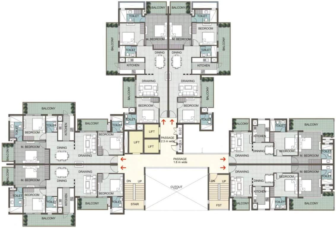  grand centra Images for Cluster Plan of ILD Grand Centra