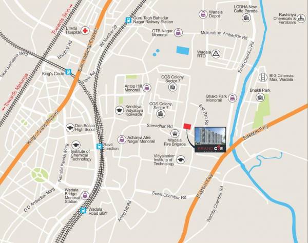 Images for Location Plan of AM Brand One Wadala