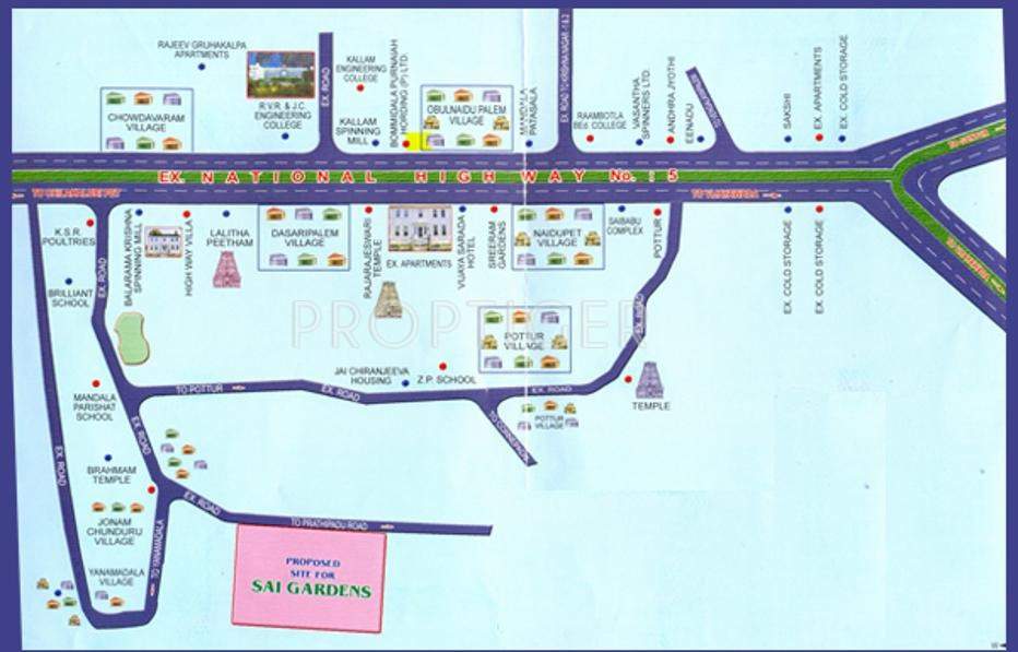 Images for Location Plan of Abhinandana Sai Gardens