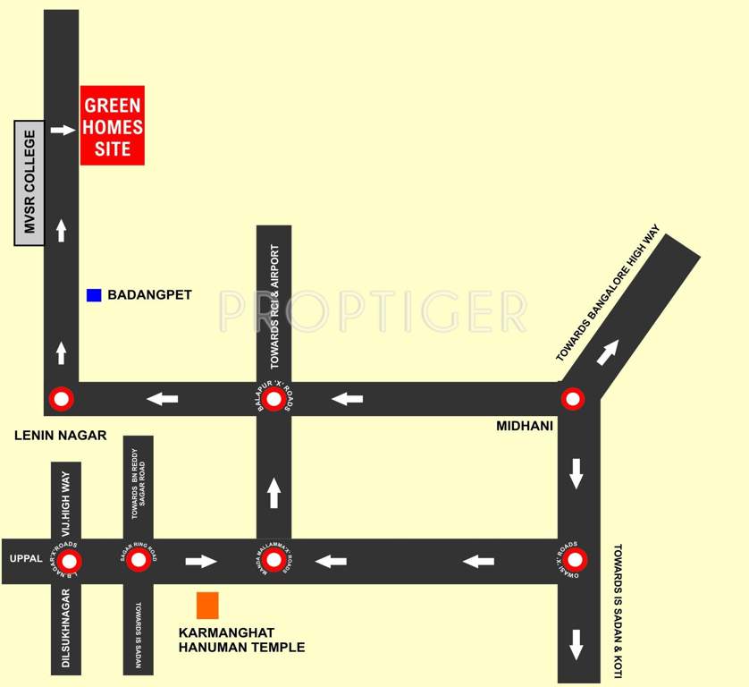  green homes Images for Location Plan of Sree 7 Hills Constructions Green Homes